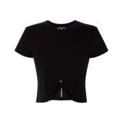 T-Shirts Elisabetta Franchi , Black , Dames