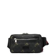 Pre-owned Canvas crossbody-bags Gucci Vintage , Black , Dames