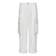 Trousers Frame , White , Dames