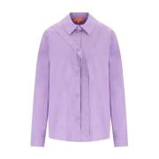 Lila Katoenen Poplin Martina Shirt Stine Goya , Purple , Dames