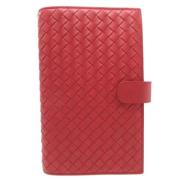 Pre-owned Leather wallets Bottega Veneta Vintage , Red , Dames