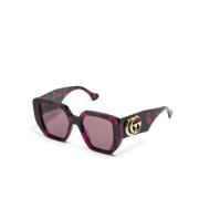 Gg0956S 008 Zonnebril Gucci , Brown , Dames