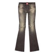 Bootcut and Flare Jeans - Belthy Diesel , Gray , Dames