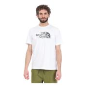Wit Easy Print Crew Neck T-shirt The North Face , White , Heren