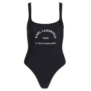 One-piece Karl Lagerfeld , Black , Dames