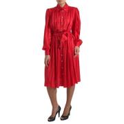 Shirt Dresses Dolce & Gabbana , Red , Dames