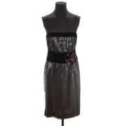 Pre-owned Silk dresses Dolce & Gabbana Pre-owned , Black , Dames