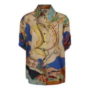 Nautische Kaart Zijden Overhemd Zimmermann , Multicolor , Dames