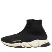 Pre-owned Leather sneakers Balenciaga Vintage , Black , Heren