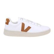 Wit/Kameel Vegan Sneakers Veja , White , Dames