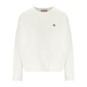 Off-White Logo Sweatshirt Twinset , White , Dames