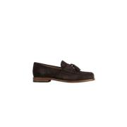 Bruine Suède Kwast Loafers Tod's , Brown , Heren