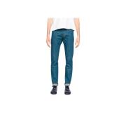 Slim-fit Jeans Naked & Famous Denim , Blue , Heren