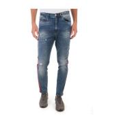 Slim-fit Jeans Daniele Alessandrini , Blue , Heren