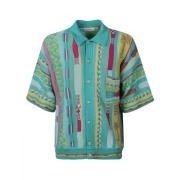 Jacquard Polo Shirt voor Mannen Laneus , Multicolor , Heren