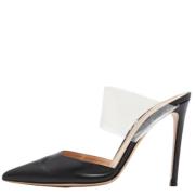 Pre-owned Leather sandals Gianvito Rossi Pre-owned , Black , Dames