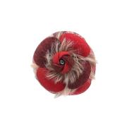 Pre-owned Wool brooches Chanel Vintage , Red , Dames