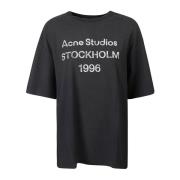 T-Shirts Acne Studios , Black , Dames