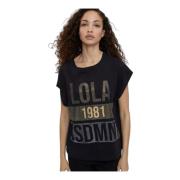 Zwarte Dames T-shirt Lola Casademunt , Black , Dames