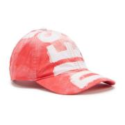 Nylon baseball cap with Super Logo Diesel , Red , Heren