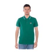 Tijger Polo in Groen en Blauw Kenzo , Green , Heren