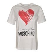 Stijlvolle T-shirts en Polos Moschino , White , Dames