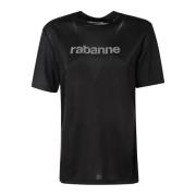 T-Shirts Paco Rabanne , Black , Dames