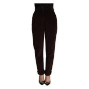 Slim-fit Trousers Dolce & Gabbana , Red , Dames