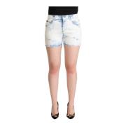 Denim Shorts Dolce & Gabbana , White , Dames