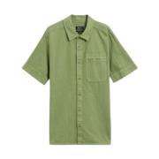 Nelson Khaki Overhemd A.p.c. , Green , Heren