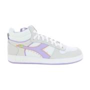 Paarse Magic Basket Sneakers Diadora , White , Dames