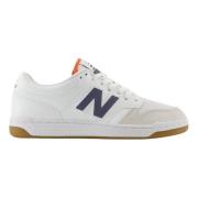 Klassieke 480 Wit & Blauw Sneakers New Balance , Multicolor , Heren