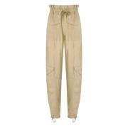 Tapered Trousers Ganni , Beige , Dames
