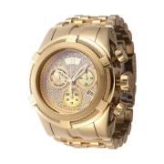 Diamanten Bolt Zeus Heren Quartz Horloge Invicta Watches , Yellow , He...