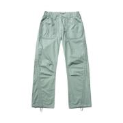 Groene Cargo Broek met Rechte Pijp Blauer , Green , Dames