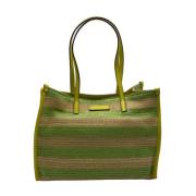 Mirra Wow Leren Tas The Bridge , Green , Dames