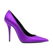 Pumps Saint Laurent , Purple , Dames