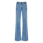 Flared Jeans Twinset , Blue , Dames