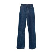 Straight Jeans Dries Van Noten , Blue , Heren