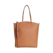 Elegante leren Ladylike Shopper tas Orciani , Brown , Dames