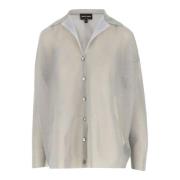 Iridescent Technisch Jersey Shirt Giorgio Armani , Multicolor , Dames