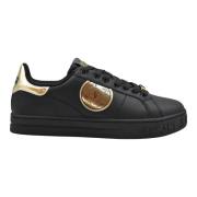 Laced Shoes Versace , Black , Heren