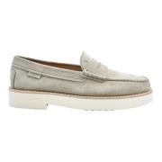 Nubuck Mocassin Rubberen Zool Schoenen Tod's , Gray , Heren