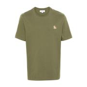 Maison Kitsune T-shirts and Polos Green Maison Kitsuné , Green , Heren