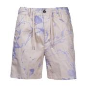 Stijlvolle Casual Shorts voor Mannen Mauro Grifoni , Purple , Heren