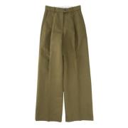 Wide Trousers Nine In The Morning , Green , Dames