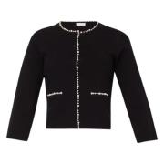 Zwarte Parel Cardigan Sweater Liu Jo , Black , Dames