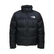 Zwarte Klassieke Donsjas met Geborduurd Logo The North Face , Black , ...