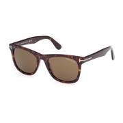 Phantos Havana Zonnebril Tom Ford , Brown , Heren