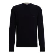 Round-neck Knitwear Hugo Boss , Blue , Heren